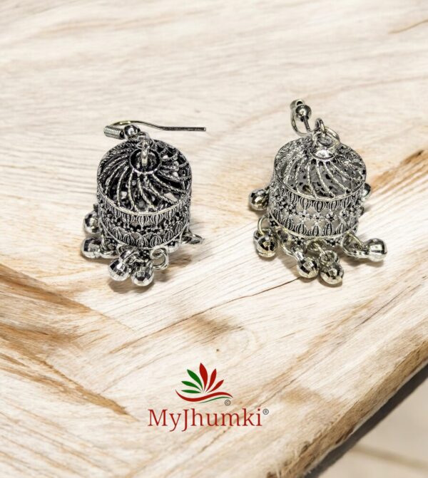 Oxidised Jhumka Earring For Women